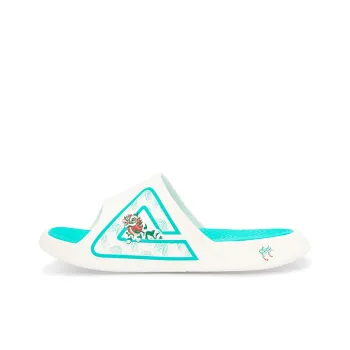 PEAK State Pole Guochuang Slippers Slip Resistant Odor Resistant Abrasion Resistant Slide Slippers Unisex White Green