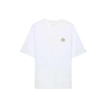 PRADA Logo Embroidered Short Sleeved T Shirt