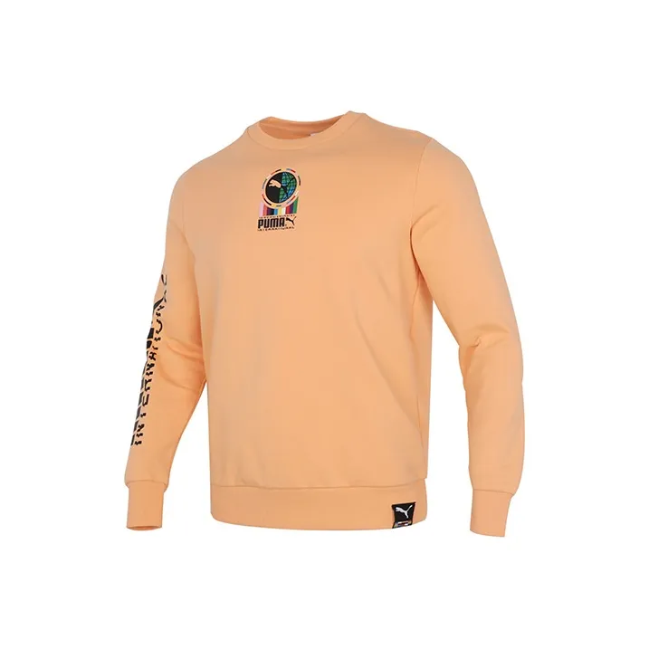 PUMA Sweatshirts Men Peach Pink-0