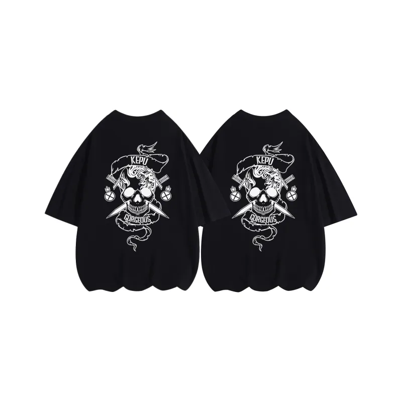 Kepu T Shirt Unisex 2 Pack 2 Pack White+White-15