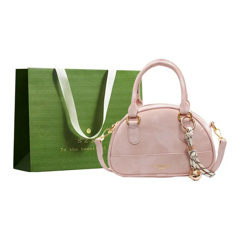 Three Ducklings PU Handbag Regular Women's Ecru/Black/Pink/Silver-8
