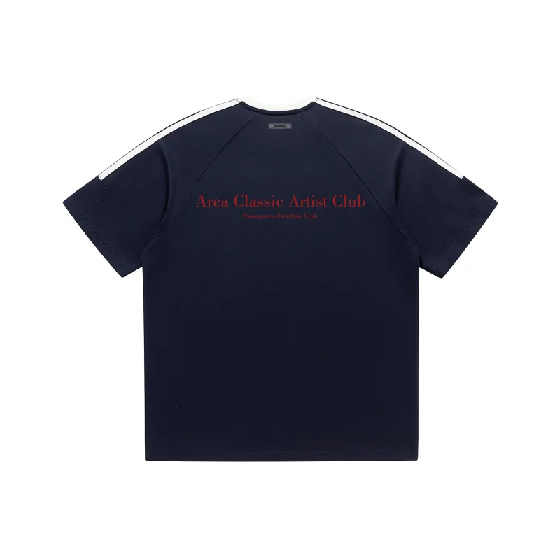 SWAMP AREA T-Shirt Unisex Black White-12