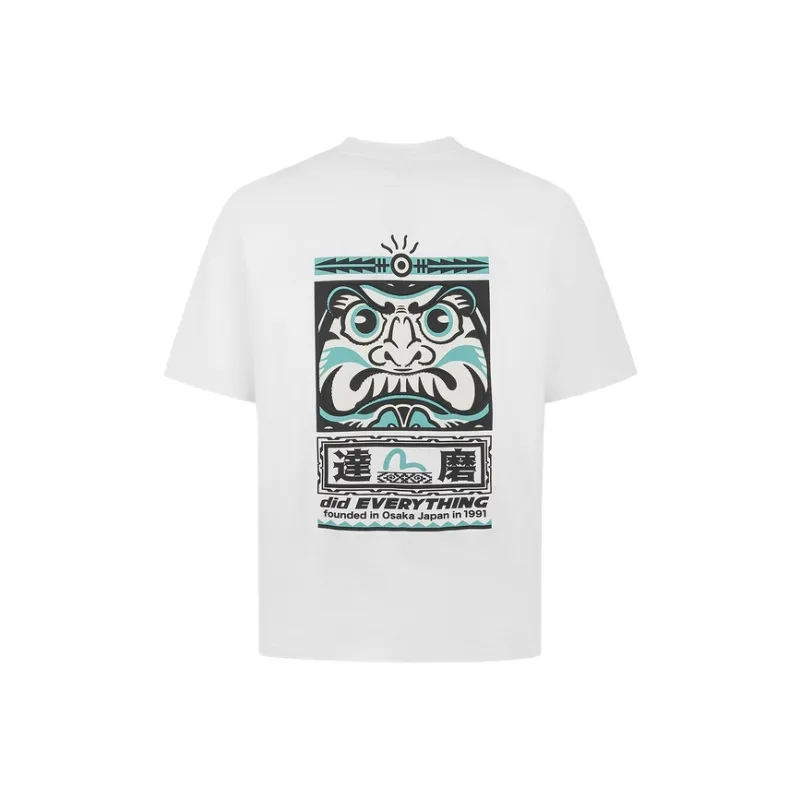 EVISU Seagull And Daruma Totem Printed T shirt-0