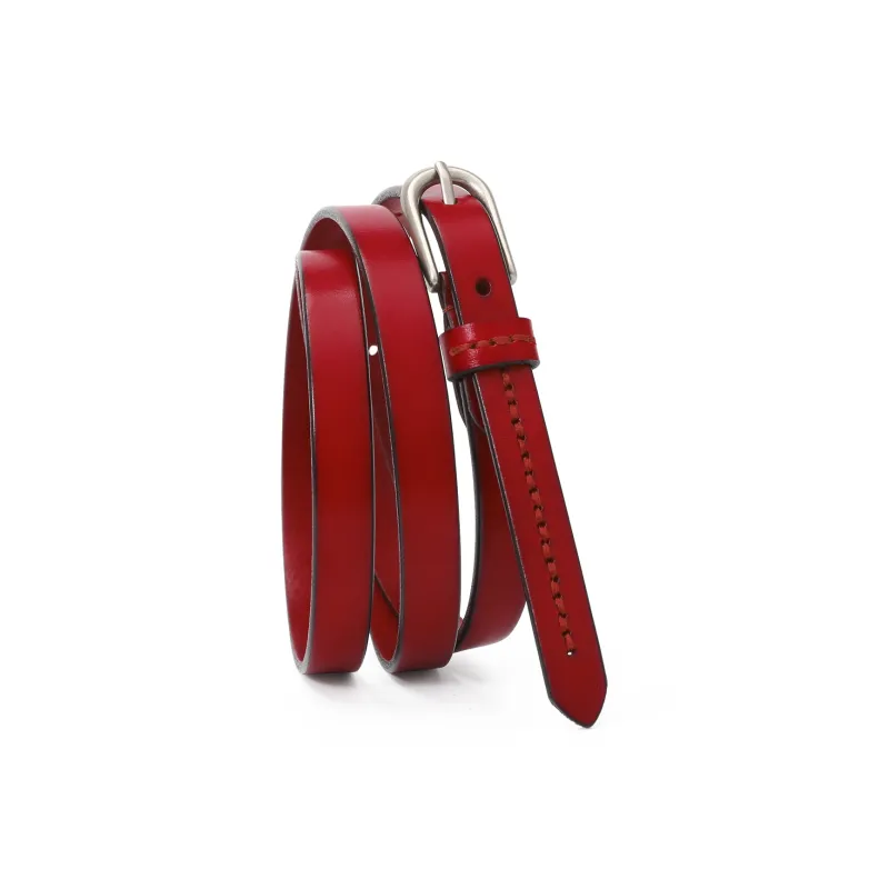 CATELLES Top Grain Cow Leather Belts Women's 1.3cm-7