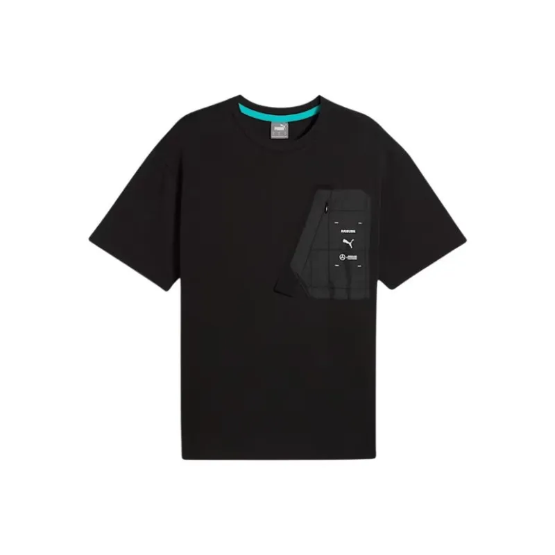 PUMA x Mercedes-AMG Petronas F1® Team X RAEBURN T7 T-Shirt Men's Black-0