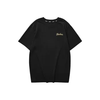 Skechers T Shirt Unisex Carbon Black