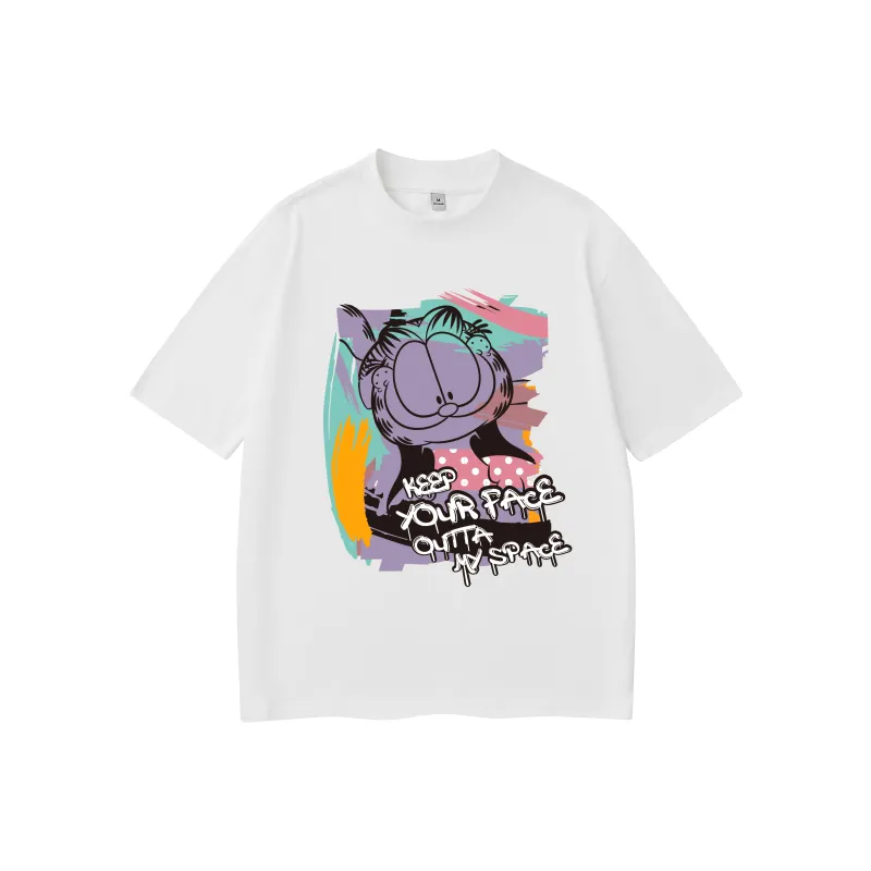 FOREVER 21 Garfield Joint Name T Shirts Unisex-0