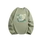 [100% cotton]Palm Green (B in The Painting of The Crane)
