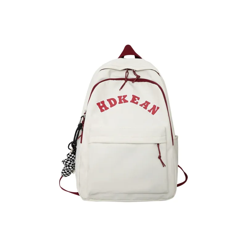 Yalu Nylon Backpack Unisex Klein Blue/White/Black/Red/Light Blue-7