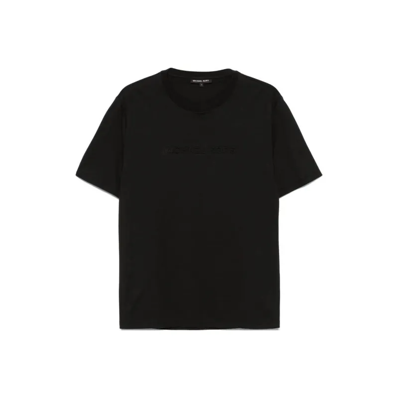 MICHAEL KORS Logo Embossed Cotton T Shirt-0