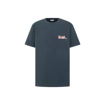 DIOR T Shirts Men Blue
