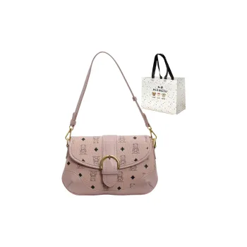 XIANGSU PU Crossbody Bag Shoulder Bag Regular Women's Pink Black/Ecru/Brown