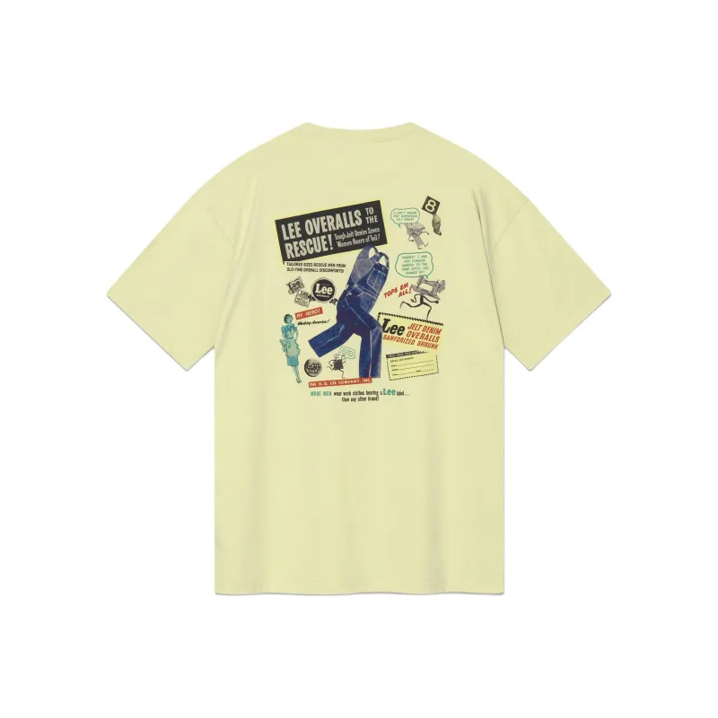 Lee T Shirts Men Lime-1