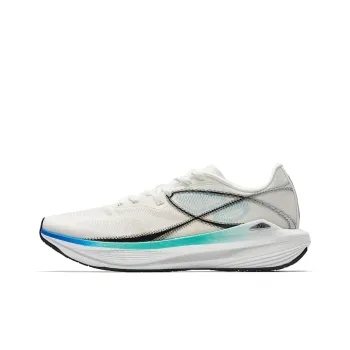 Anta Anti Slip And Wear Resistant Breathable Low Top Casual Running Shoes Men's White Black