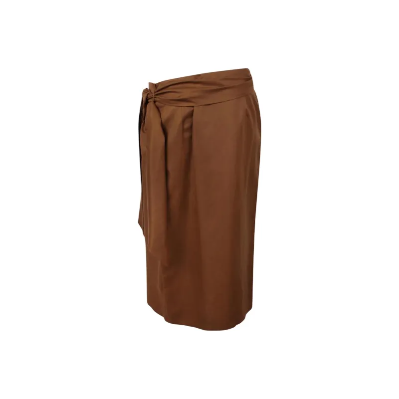MaxMara Casual Long Skirts Women's Brown-1