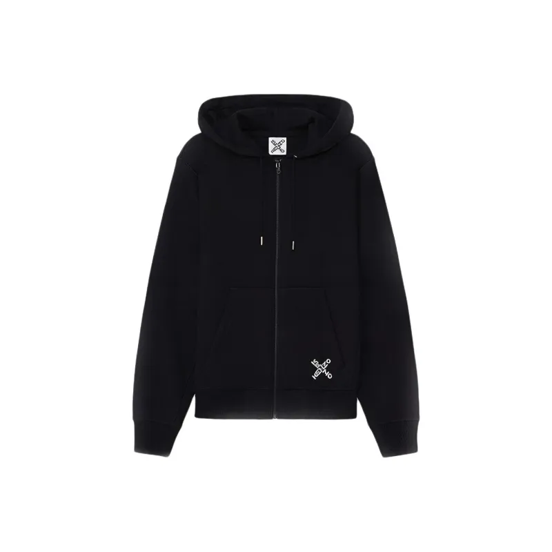 KENZO Letter Logo Sweatshirts Men Black-0