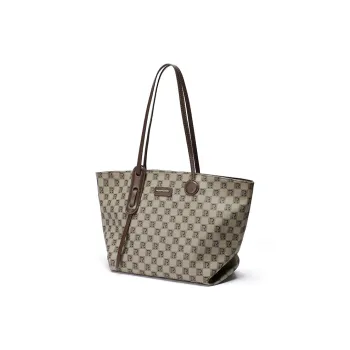 RED DRAGONFLY PVC Tote Bag Shoulder Bag Regular Women's Light Coffee