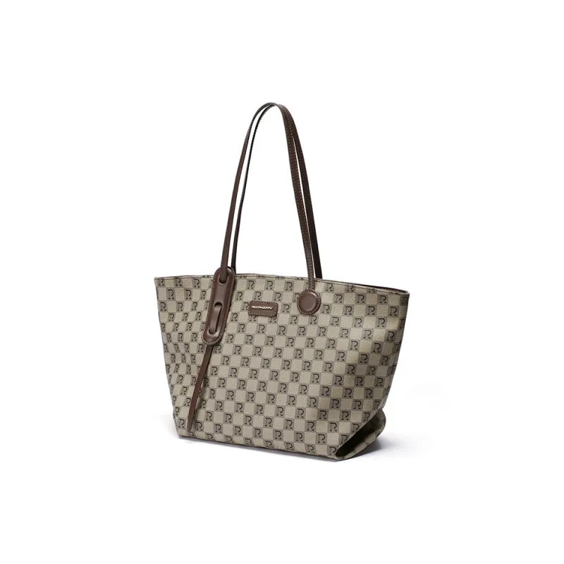RED DRAGONFLY PVC Tote Bag Shoulder Bag Regular Women's Light Coffee-6