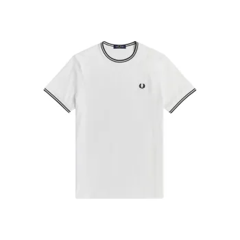 FRED PERRY Twin Tipped Crewneck T Shirt