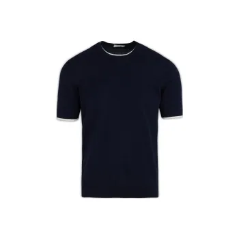 PAOLO PECORA MILANO Short Sleeved Knitted T Shirt