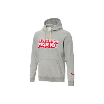 PUMA Super Mario Nintendo Sweatshirt Men's Gray