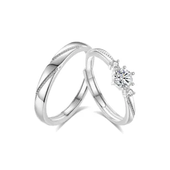 FUSSEM Colored Gemstone Rings Unisex