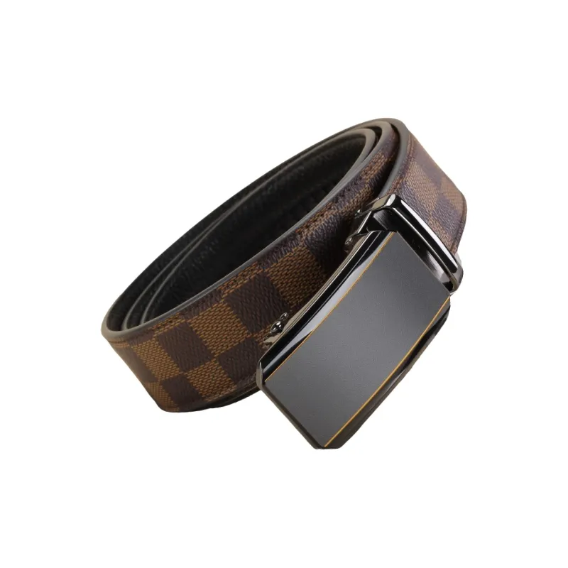 ROSEROOEN Cow Leather Belts Men's 3.5cm-1