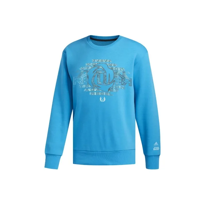 Adidas STAR WARS Sweatshirts Men Blue-0