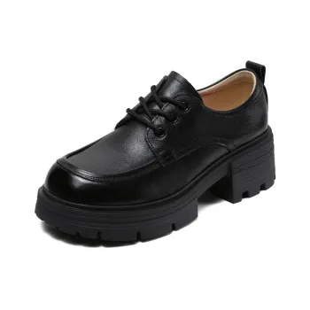 Devanro Block Heel High Heels 5.5cm Women's Black