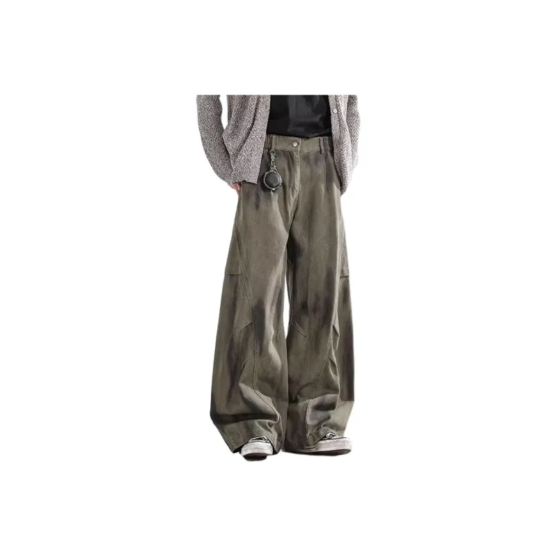 DAFK Casual Pants Men Green-2