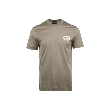 EMPORIO ARMANI SS25 T Shirt Men's Light Coffee