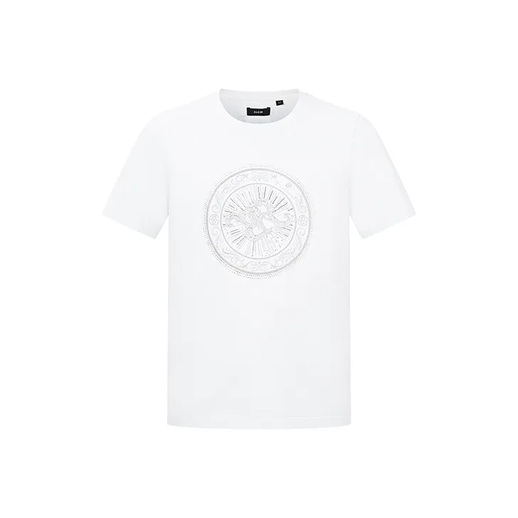 RARE Short Sleeved T Shirts Men's White-0