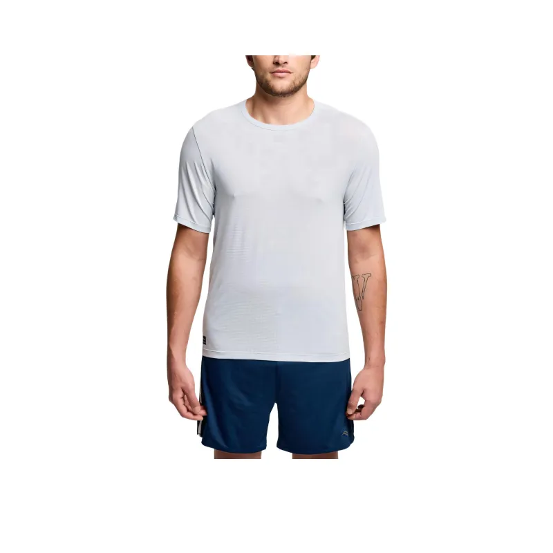 Saucony Stopwatch T-Shirt Men's Gray-0