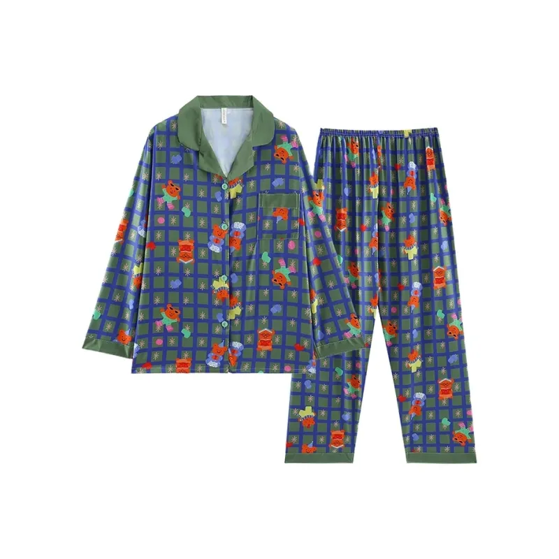 O'MESIK Pajama Set Women's Green-0