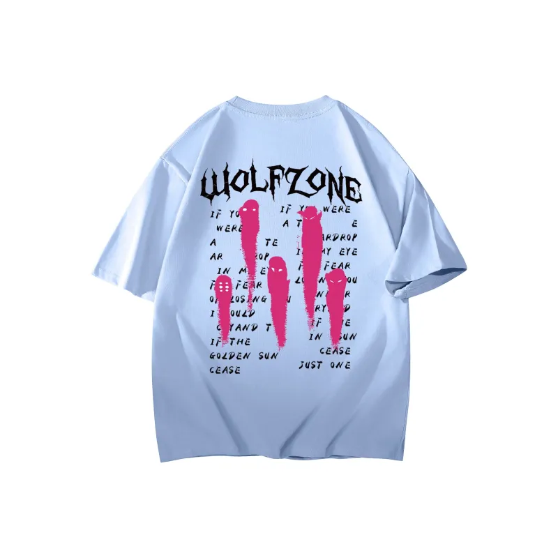 WOLF ZONE T-Shirt Unisex Apricot-12