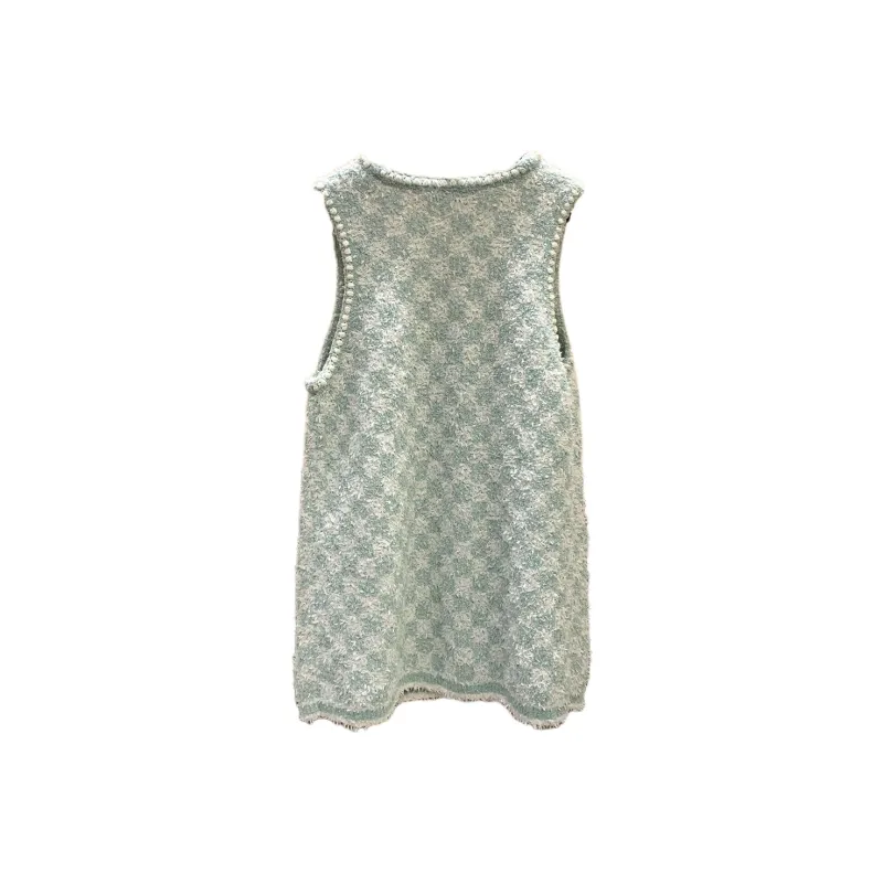 CHANEL Vests Women's Mint Green-1