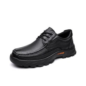 Bull charm Men's Casual Shoes Men Low Top Black/Brown
