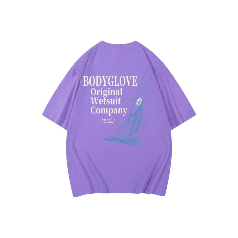 BODY GLOVE Drop Shoulder Sleeve T Shirt Unisex-22