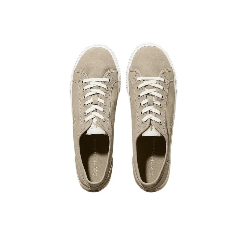 CKJ CALVIN KLEIN JEANS Canvas Shoes Men's Brown-3