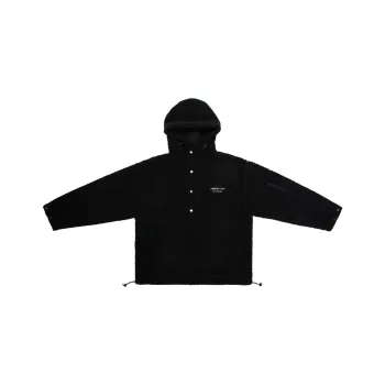 P.M.W Hooded Loose Fit Sweatshirt Men's Black