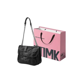 NOMK PU Crossbody Shoulder Bags Regular Women's Black