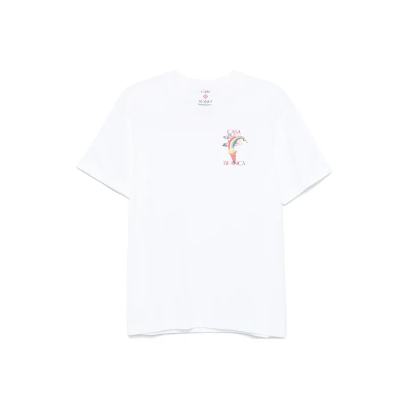 CASABLANCA Printed T shirt-0