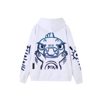 BTK Hooded Loose Fit Sweatshirt Unisex