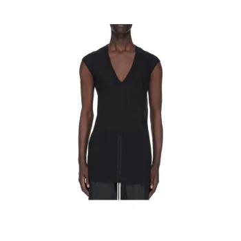 RICK OWENS Deep V Sleeveless T Shirt