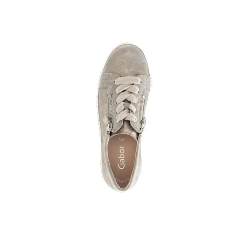 Gabor Fashion Low Top Skateboard Shoes Women's Light Umber-3