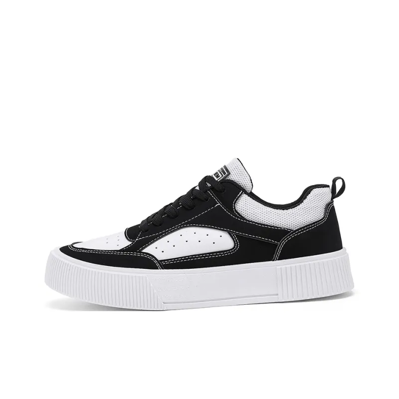 JKEM Wear Resistant Breathable Impact Resistant Low Top Skateboard Shoes Men's-0