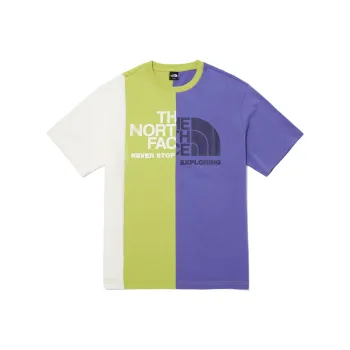 THE NORTH FACE PATCHED LANE T Shirt Unisex Yellow Stone Gray