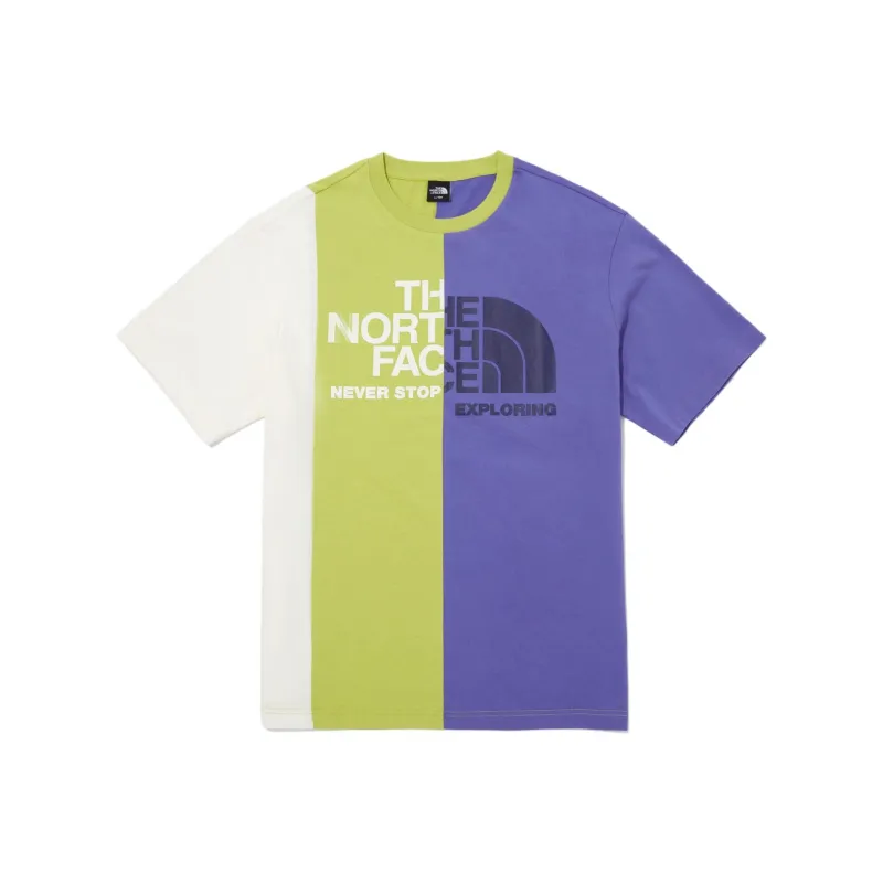THE NORTH FACE PATCHED LANE T-Shirt Unisex Yellow Stone Gray-0