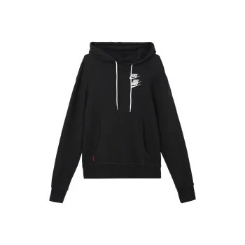 Nike Graffiti Print Hoodie Pullover Black