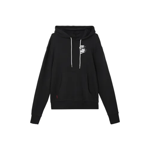Nike Graffiti Print Hoodie Pullover Black